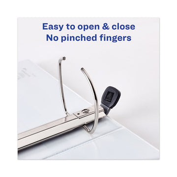 Avery® Heavy-duty View Binder With Durahinge And Locking One Touch Ezd Rings, 3 Rings, 5" Capacity, 11 X 8.5, Black freeshipping - TVN Wholesale